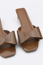 BOW MINI HEELS