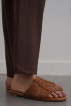 TROPICAL WEAVE SLIDES